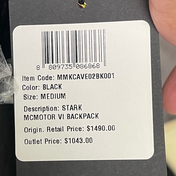 MCM Motor backpack- New Condition - Picture 8 of 8